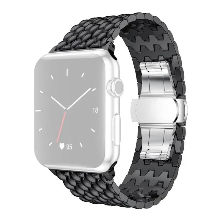 xDfind ドラゴンテクスチャー メタルウォッチバンド、Apple Watch 42 / 44 / 45 / 46 / 49mm用、Apple Watch 38 / 40 / 41 / S10 42mm用