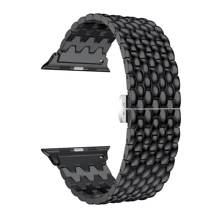 xDfind ドラゴンテクスチャー メタルウォッチバンド、Apple Watch 42 / 44 / 45 / 46 / 49mm用、Apple Watch 38 / 40 / 41 / S10 42mm用