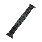 xDfind ヘリンボーン編み ステンレススチールウォッチバンド、Apple Watch 42 / 44 / 45 / 46 / 49mm用、Apple Watch 38 / 40 / 41 / S10 42mm用