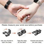 xDfind ヘリンボーン編み ステンレススチールウォッチバンド、Apple Watch 42 / 44 / 45 / 46 / 49mm用、Apple Watch 38 / 40 / 41 / S10 42mm用