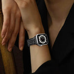 xDfind ヘリンボーン編み ステンレススチールウォッチバンド、Apple Watch 42 / 44 / 45 / 46 / 49mm用、Apple Watch 38 / 40 / 41 / S10 42mm用