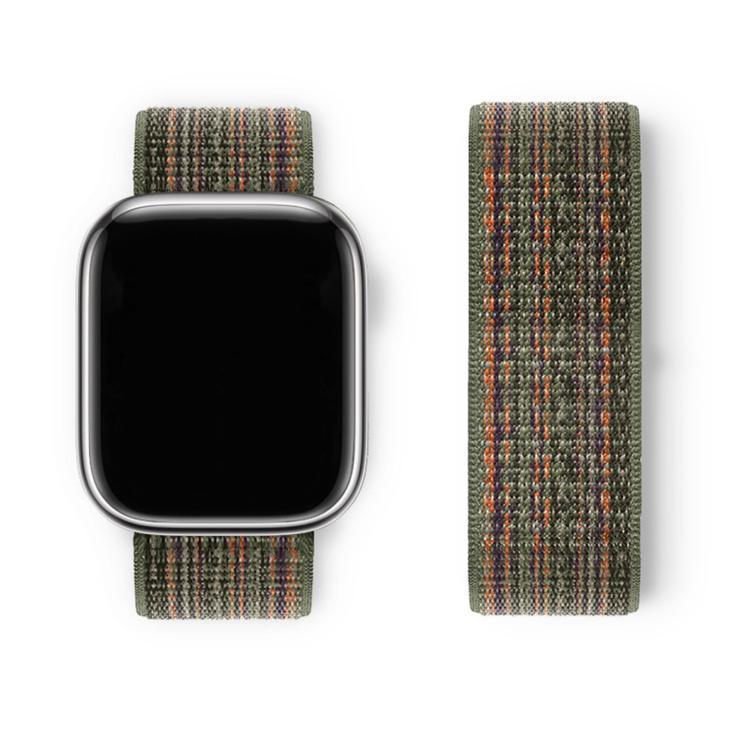 ベーシックナイロンループウォッチバンド 3Dカーブフィルム付き、Apple Watch Series 40mm用、Apple Watch Ultra 2 / 1 49mm用、Apple Watch Series 45mm用