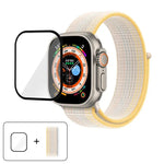 ベーシックナイロンループウォッチバンド 3Dカーブフィルム付き、Apple Watch Series 40mm用、Apple Watch Ultra 2 / 1 49mm用、Apple Watch Series 45mm用