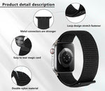 ベーシックナイロンループウォッチバンド 3Dカーブフィルム付き、Apple Watch Series 41mm用、Apple Watch Series 38mm用、Apple Watch Series 42mm用