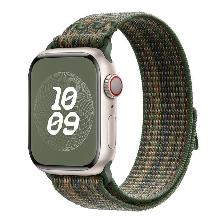 ナイロンループウォッチバンド 3Dカーブフィルム付き、Apple Watch Series 10 46mm用、Apple Watch Series 10 42mm用、Apple Watch Series 44mm用