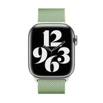 3Dカーブフィルム付きミラネーゼステンレススチール時計バンド、Apple Watch Series 41mm用、Apple Watch Series 38mm用、Apple Watch Series 42mm用
