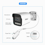 SriHome NVS005-POE065 3MP HD 4チャンネル POEカメラ ネットワークビデオレコーダーキット、3MP 4チャンネル