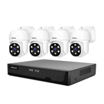 SriHome NVS005-POE030 3MP HD 4チャンネル POEカメラ ネットワークビデオレコーダーキット、3MP 4チャンネル