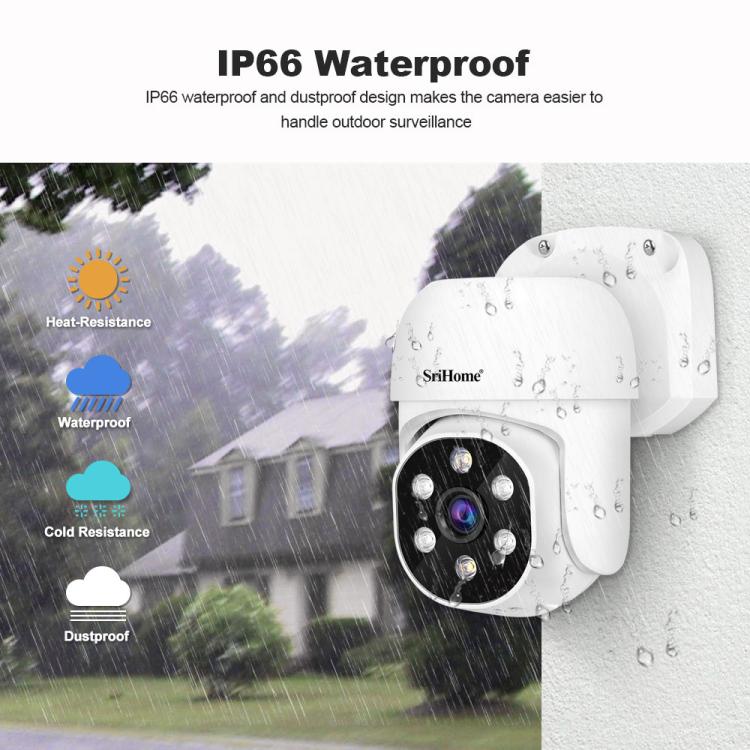 SriHome NVS005-POE030 3MP HD 4チャンネル POEカメラ ネットワークビデオレコーダーキット、3MP 4チャンネル