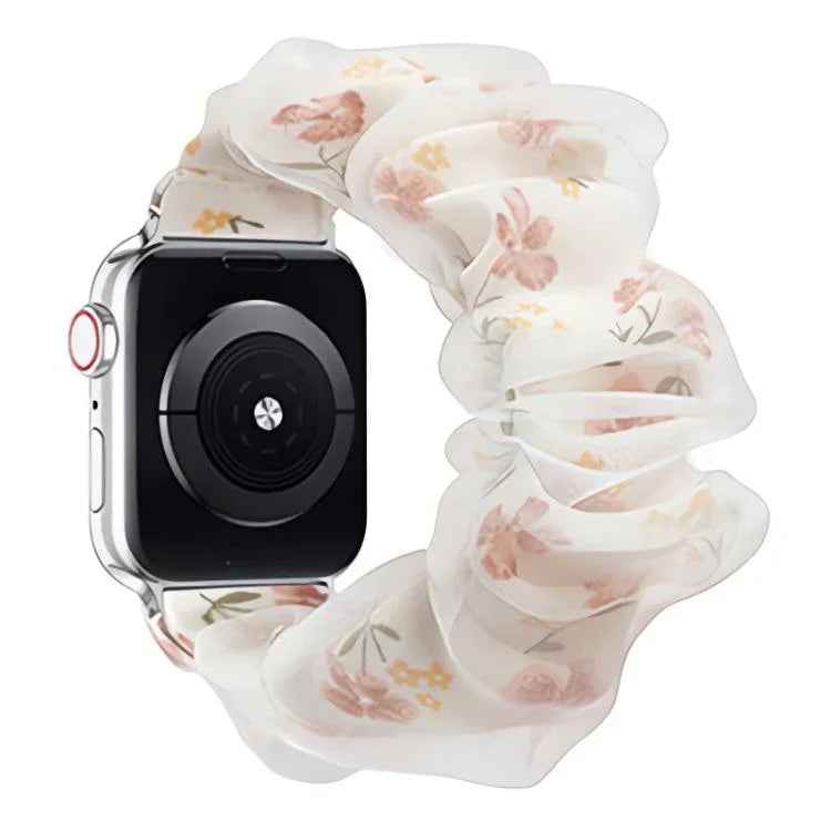 xDfind ポリエステルハイブリッドオーガンザ二重層時計バンド、Apple Watch 42 / 44 / 45 / 46 / 49mm用、Apple Watch 38 / 40 / 41 / S10 42mm用
