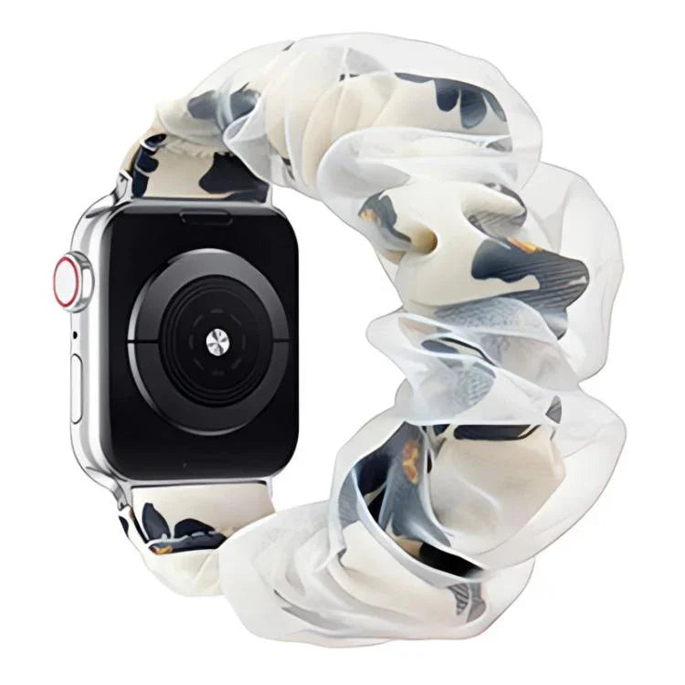 xDfind ポリエステルハイブリッドオーガンザ二重層時計バンド、Apple Watch 42 / 44 / 45 / 46 / 49mm用、Apple Watch 38 / 40 / 41 / S10 42mm用