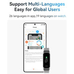 GTL1 0.96インチ TFTスクリーン フィットネストラッカースマートリストバンド、心拍数モニタリング対応