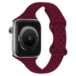 xDfind バタフライバックル編み込みシリコン時計バンド、Apple Watch 42 / 44 / 45 / 46 / 49mm用、Apple Watch 38 / 40 / 41 / S10 42mm用