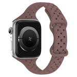xDfind バタフライバックル編み込みシリコン時計バンド、Apple Watch 42 / 44 / 45 / 46 / 49mm用、Apple Watch 38 / 40 / 41 / S10 42mm用