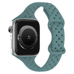 xDfind バタフライバックル編み込みシリコン時計バンド、Apple Watch 42 / 44 / 45 / 46 / 49mm用、Apple Watch 38 / 40 / 41 / S10 42mm用