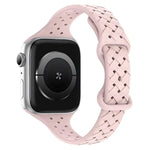 xDfind バタフライバックル編み込みシリコン時計バンド、Apple Watch 42 / 44 / 45 / 46 / 49mm用、Apple Watch 38 / 40 / 41 / S10 42mm用