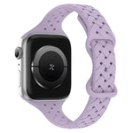 xDfind バタフライバックル編み込みシリコン時計バンド、Apple Watch 42 / 44 / 45 / 46 / 49mm用、Apple Watch 38 / 40 / 41 / S10 42mm用