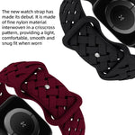 xDfind バタフライバックル編み込みシリコン時計バンド、Apple Watch 42 / 44 / 45 / 46 / 49mm用、Apple Watch 38 / 40 / 41 / S10 42mm用