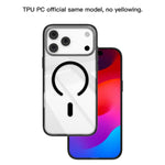 Mutural ソフトミストシリーズ MagSafe PCハイブリッドTPUスマホケース、iPhone 17 Pro Max用、iPhone 17 Pro用