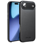 QIALINO テクノロジーレザー MagSafeスマホケース、iPhone 17 Pro Max用、iPhone 17 Pro用、iPhone 17用、iPhone Air用