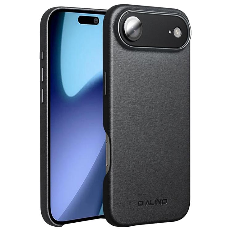 QIALINO テクノロジーレザー MagSafeスマホケース、iPhone 17 Pro Max用、iPhone 17 Pro用、iPhone 17用、iPhone Air用