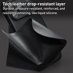 QIALINO テクノロジーレザー MagSafeスマホケース、iPhone 17 Pro Max用、iPhone 17 Pro用、iPhone 17用、iPhone Air用