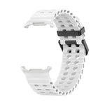 マリンデュアルバックルシリコンウォッチバンド 3Dカーブフィルム付き、Samsung Galaxy Watch Ultra 2025用、Samsung Galaxy Watch Ultra 47mm用