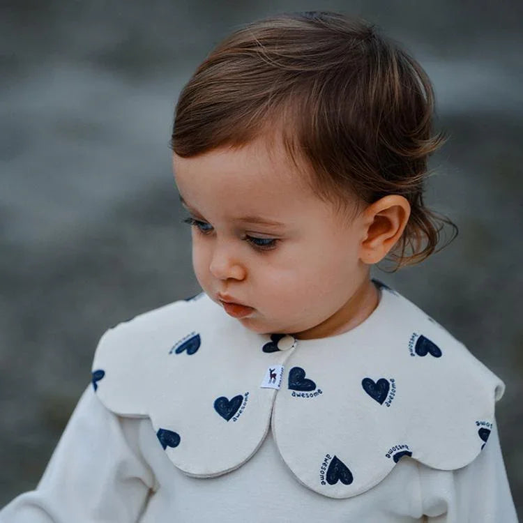 Benzdeer Petal Shape Bib Infants Saliva Towel, Love Heart, Ripple Red and Blue Grid, Ripple Bow, Large Color Grid, Pink and Yellow Stripes, Pink and Blue Stripes, Retro Checkered Flowers, Retro Butterfly, Retro Line Flowers, Retro Umbrella, Tool