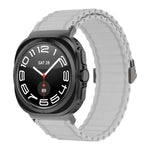 マリンループナイロンウォッチバンド 3Dカーブフィルム付き、Samsung Galaxy Watch Ultra 2025用、Samsung Galaxy Watch Ultra 47mm用