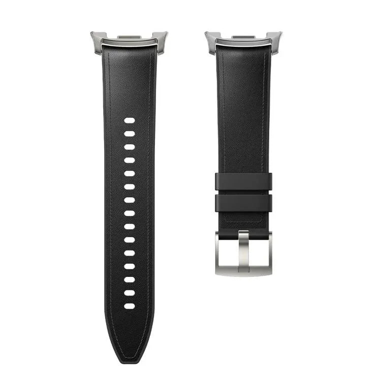 シリコンレザースキンウォッチバンド 3Dカーブフィルム付き、Samsung Galaxy Watch8 Classic 46mm用、Samsung Galaxy Watch8 44mm用、Samsung Galaxy Watch8 40mm用