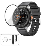 シリコンレザースキンウォッチバンド 3Dカーブフィルム付き、Samsung Galaxy Watch8 Classic 46mm用、Samsung Galaxy Watch8 44mm用、Samsung Galaxy Watch8 40mm用