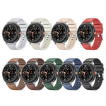 シリコンレザースキンウォッチバンド 3Dカーブフィルム付き、Samsung Galaxy Watch8 Classic 46mm用、Samsung Galaxy Watch8 44mm用、Samsung Galaxy Watch8 40mm用