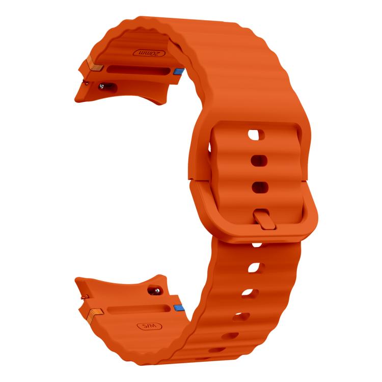 ウェーブステッチシリコンウォッチバンド 3Dカーブフィルム付き、Samsung Galaxy Watch6 44mm用、Samsung Galaxy Watch6 40mm用、Samsung Galaxy Watch6 Classic 43mm用、Samsung Galaxy Watch5 44mm用