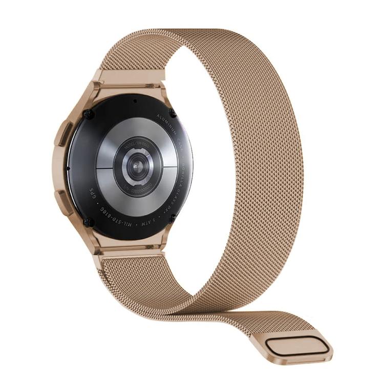 ミラネーゼマグネティックステンレススチールウォッチバンド（3Dカーブフィルム付き）、Samsung Galaxy Watch6 Classic 43mm用、Samsung Galaxy Watch5 44mm用、Samsung Galaxy Watch5 Pro 45mm用、Samsung Galaxy Watch5 40mm用、Samsung Galaxy Watch4 44mm用