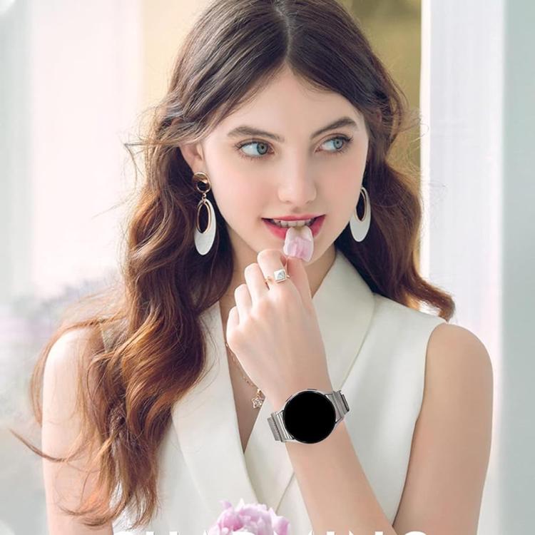 ミラネーゼマグネティックステンレススチールウォッチバンド（3Dカーブフィルム付き）、Samsung Galaxy Watch FE 40mm用、Samsung Galaxy Watch7 44mm用、Samsung Galaxy Watch7 40mm用、Samsung Galaxy Watch6 Classic 47mm用、Samsung Galaxy Watch6 44mm用