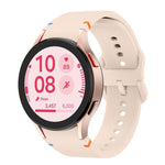 プレーンステッチシリコンウォッチバンド 3Dカーブフィルム付き、Samsung Galaxy Watch6 44mm用、Samsung Galaxy Watch6 40mm用、Samsung Galaxy Watch6 Classic 43mm用、Samsung Galaxy Watch5 44mm用