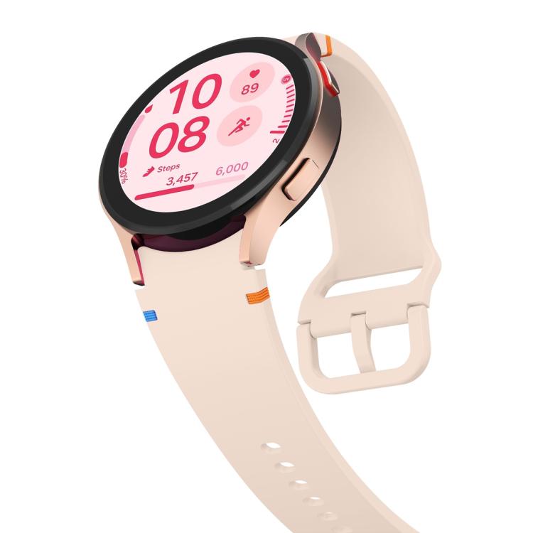 プレーンステッチシリコンウォッチバンド 3Dカーブフィルム付き、Samsung Galaxy Watch6 44mm用、Samsung Galaxy Watch6 40mm用、Samsung Galaxy Watch6 Classic 43mm用、Samsung Galaxy Watch5 44mm用
