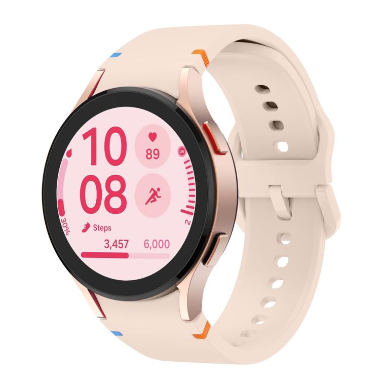 プレーンステッチシリコンウォッチバンド 3Dカーブフィルム付き、Samsung Galaxy Watch5 Pro 45mm用、Samsung Galaxy Watch5 40mm用、Samsung Galaxy Watch4 44mm用、Samsung Galaxy Watch4 40mm用