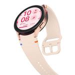 プレーンステッチシリコンウォッチバンド 3Dカーブフィルム付き、Samsung Galaxy Watch5 Pro 45mm用、Samsung Galaxy Watch5 40mm用、Samsung Galaxy Watch4 44mm用、Samsung Galaxy Watch4 40mm用