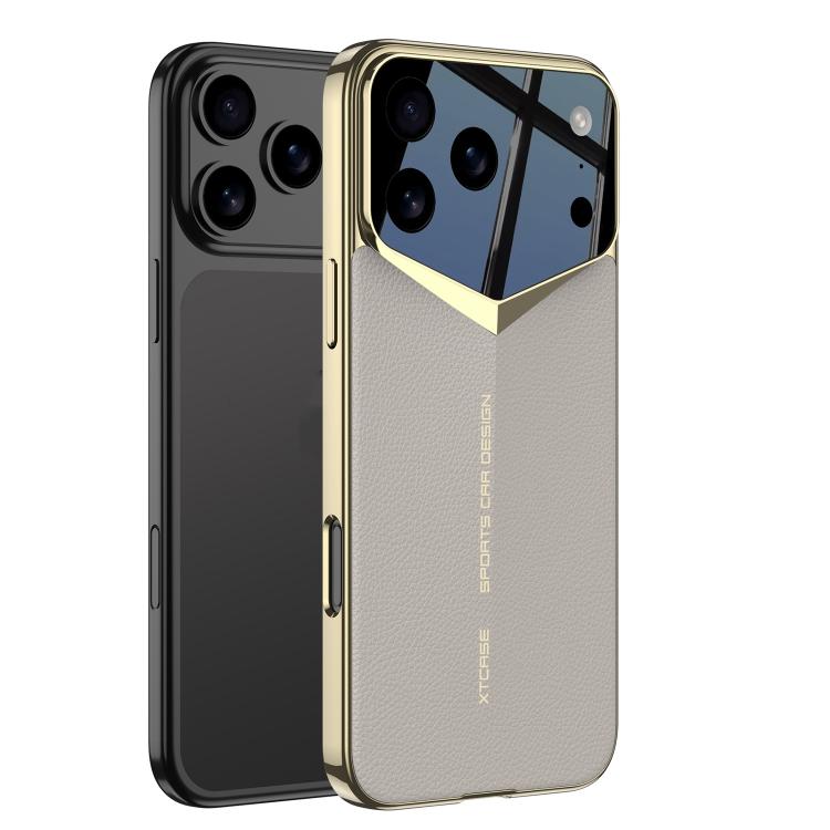 GKK ブレードファントム無地レザースマホケース、iPhone 17 Pro Max用、iPhone 17 Pro用