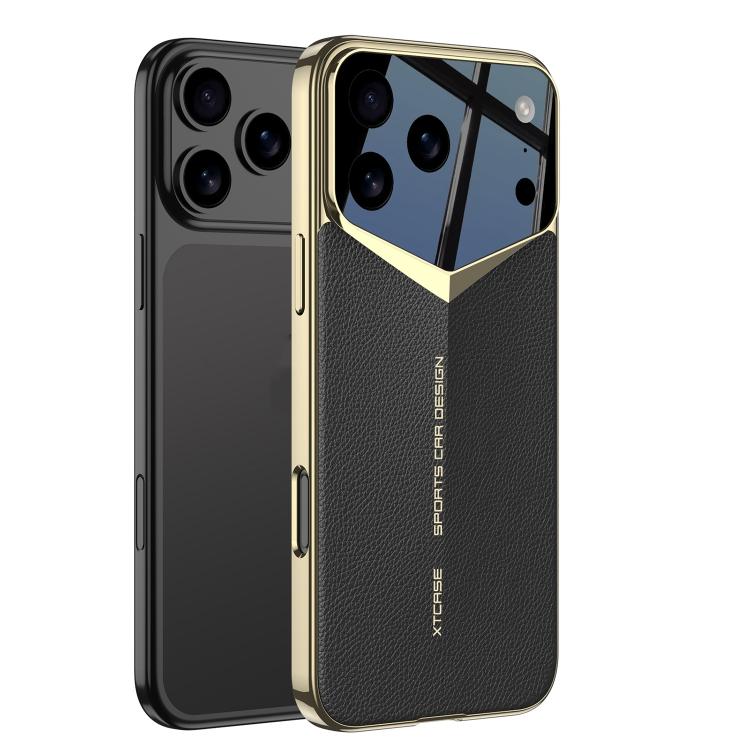 GKK ブレードファントム無地レザースマホケース、iPhone 17 Pro Max用、iPhone 17 Pro用