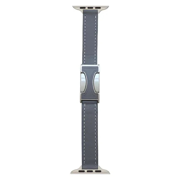 磁気バックル14mm無地本革時計バンド、Apple Watch 46mm / 49mm / 45mm / 44mm用、Apple Watch 42mm / 41mm / 40mm / 38mm用