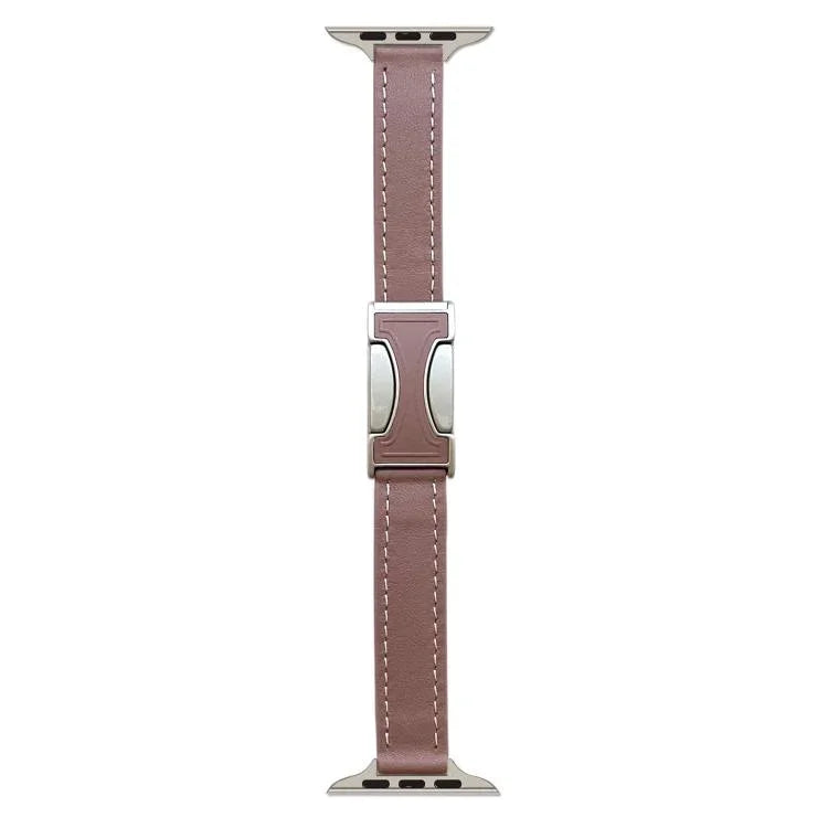 磁気バックル14mm無地本革時計バンド、Apple Watch 46mm / 49mm / 45mm / 44mm用、Apple Watch 42mm / 41mm / 40mm / 38mm用