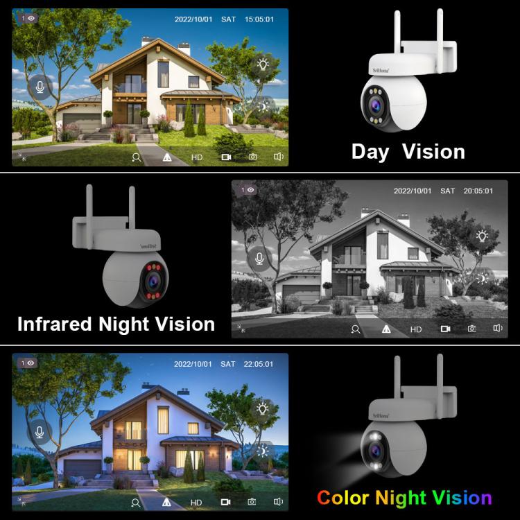Srihome SH051 4MP 5X Optical Zoom PTZ HD Camera, SH051