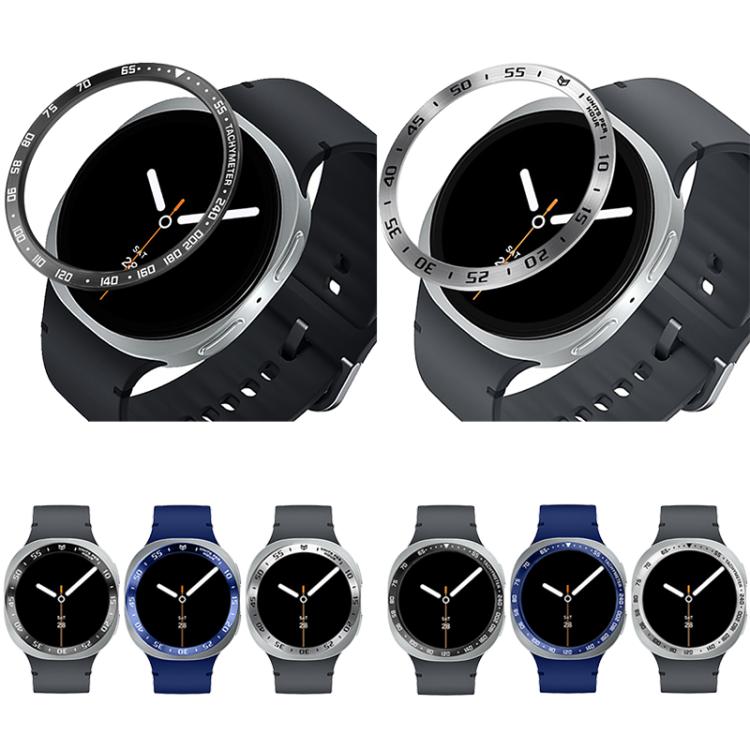 スマートウォッチ保護フレームメタルベゼルリング、スタイル：Aスタイル、Samsung Galaxy Watch8 Classic 46mm用、Samsung Galaxy Watch8 44mm用、Samsung Galaxy Watch8 40mm用