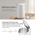 オリジナルXiaomi Mijia 1.7L 1800W電気ケトル3、CNプラグ、電気ケトル3