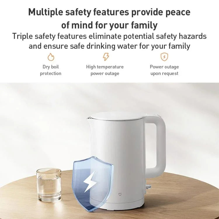 オリジナルXiaomi Mijia 1.7L 1800W電気ケトル3、CNプラグ、電気ケトル3