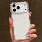 グリッターパウダー3-in-1 TPU + PCスマホケース、iPhone 17 Pro Max用、iPhone 17 Pro用