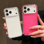 グリッターパウダー3-in-1 TPU + PCスマホケース、iPhone 17 Pro Max用、iPhone 17 Pro用