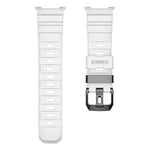 ワイルドパスブラックバックルシリコンウォッチバンド、Samsung Galaxy Watch8 / Watch8 Classic用